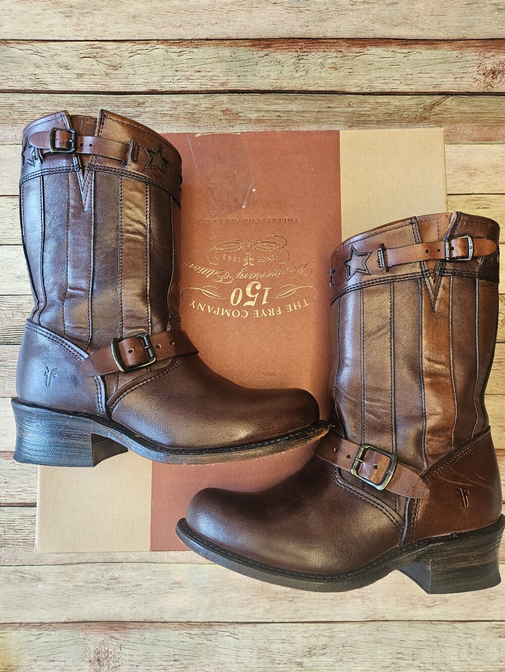 Frye 150th Anniversary Americana Engineer boots
